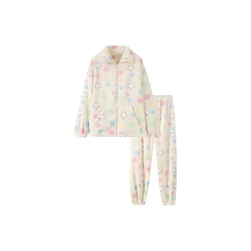 HAPG Многоцветный Звезды Женские Пижамные комплекты