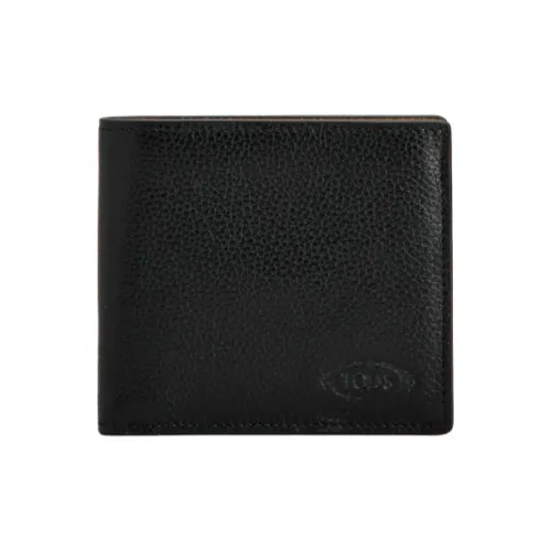 TOD'S Кошелек из коровьей кожи унисекс черный
