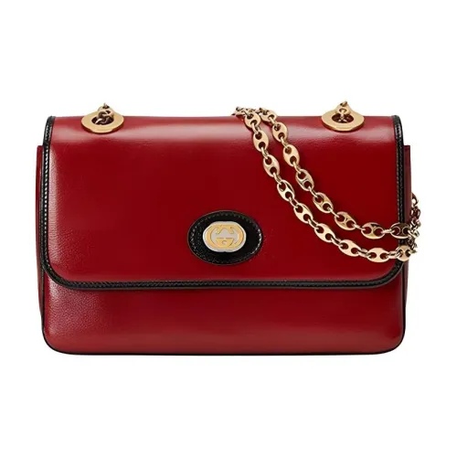 GUCCI Marina Кожа Сумка через плечо Стандартная Женская Красная