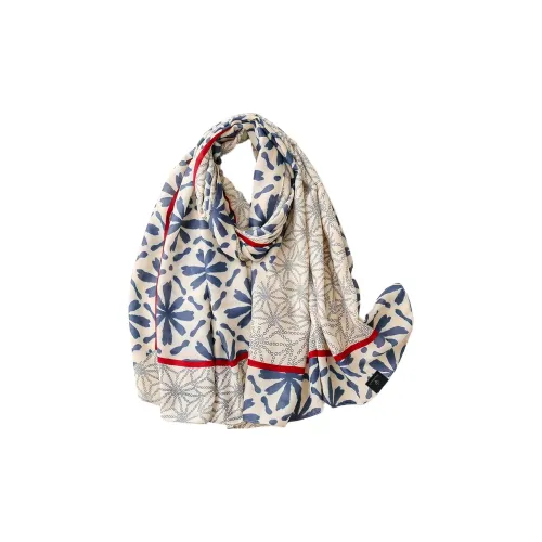 Maserati Полиэстер Трикотаж Шарфы Женские Синий