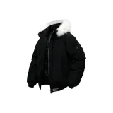 Black (Хаки меховой воротник)