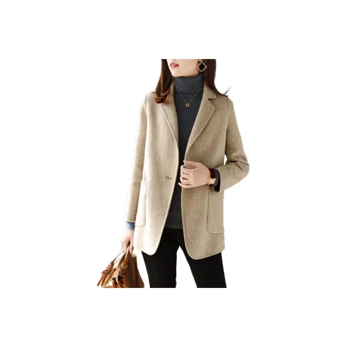 LADYXIEXIE Верблюжий цвет Бесплатно LD Бренд Наклеенный Женские Пальто