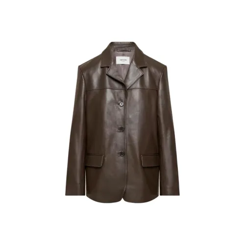 ARITZIA FW25 Prima кожа блейзер куртка женская