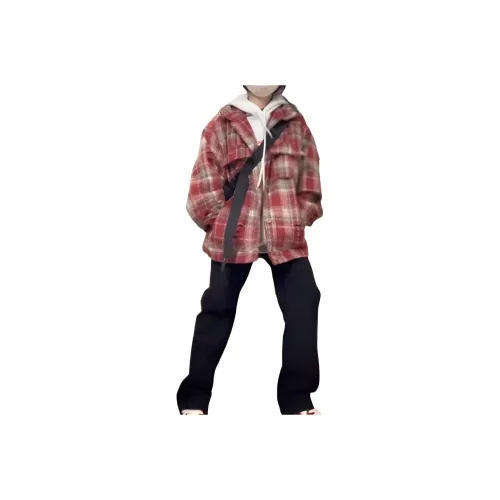 STYUW Красная клетка Женские куртки