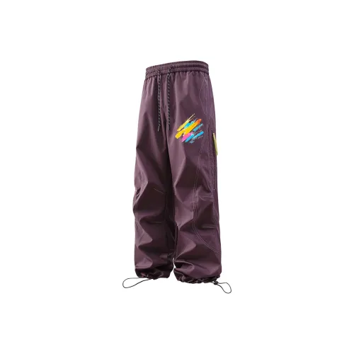 GDRG Фиолетовый Унисекс Карго Брюки