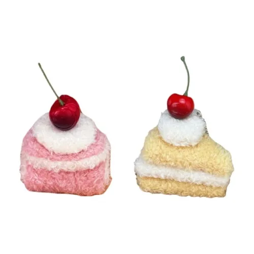 MENGXIAOZAI Креативный Милый стиль Мини Торт Плюшевый Брелок 8 см Высокий