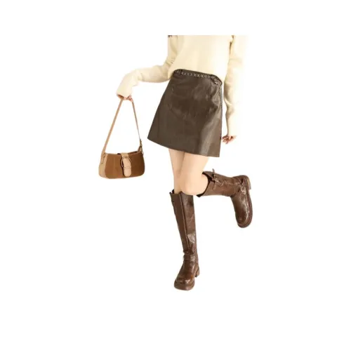 TERRE BLEUE Повседневные короткие юбки для женщин