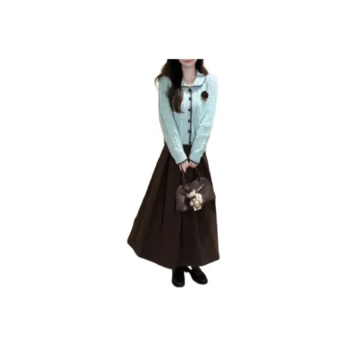 GOSO Светло-зеленый Женский Трикотаж