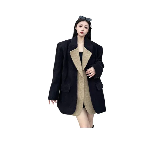 GRAYISMOON Черное Женское Пальто