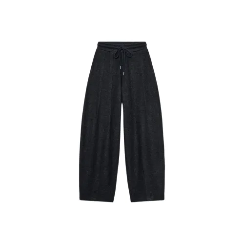 ZARA Темно-серые женские повседневные штаны