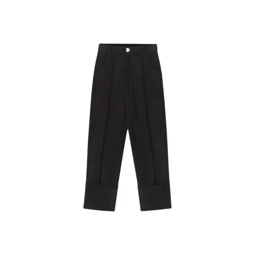 AERON Черные Женские Кожаные Штаны