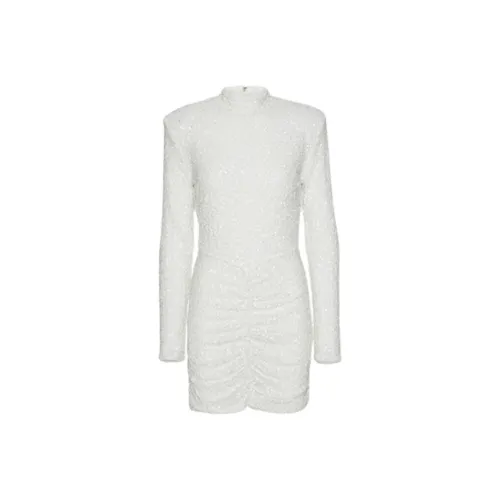 Rotate Длинное Платье с Длинными Рукавами Женское