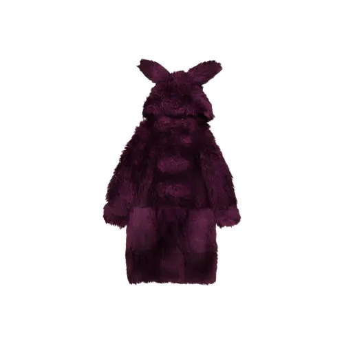 Burberry Вельвет Feel Пальто Женское Фиолетовое