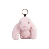 Длинноногий плюшевый кролик - розовый