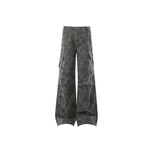 BLANKIN. Камуфляж Унисекс Повседневные Штаны