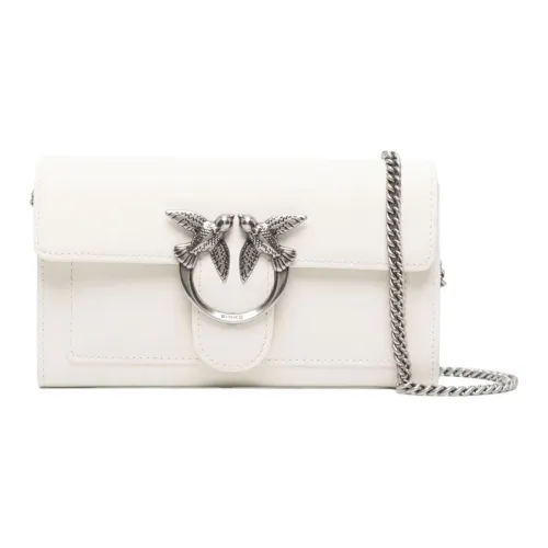 PINKO SIMPLY Телячья кожа Сумка через плечо Сумка на плечо Женская Белая