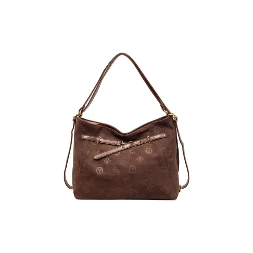 Tezimyt ПУ (полиуретан) Сумка через плечо Стандартная Женская Хаки Кофейный Розовый