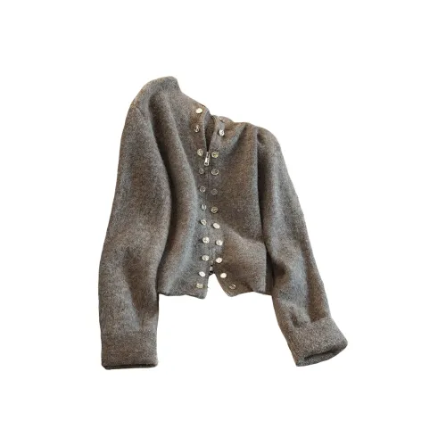 Cypress House Темный кофейный Женский свитер