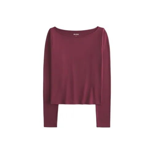 Hollister Red Женские T-рубашки