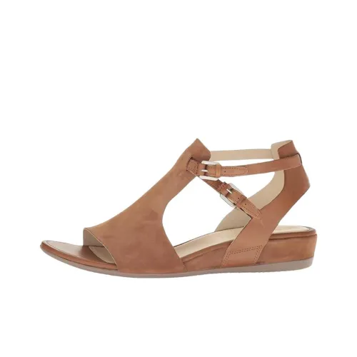 Ecco Wedgesandar One Sandals Strap 2,5cm Women's Brown