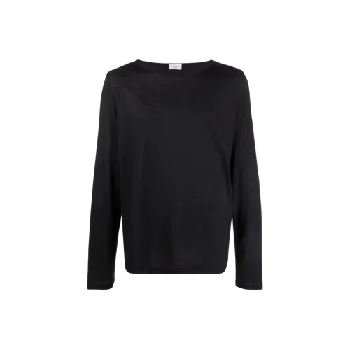 SAINT LAURENT T-рубашка мужская черная