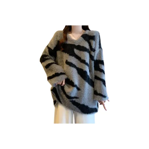 TENNE GIRL Серый Черный Женский Трикотаж