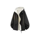 Черный [Улучшенный Оригинальный Принт] Носите его как на одну сторону, так и на другую