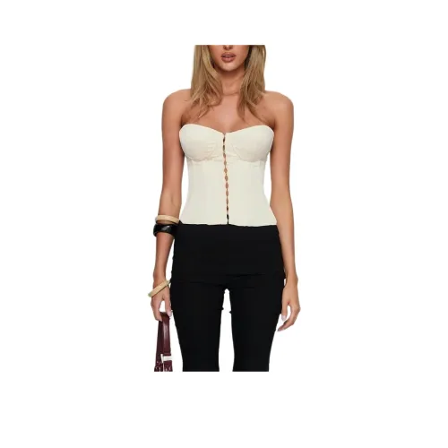 PRINCESS POLLY Afelia Без бретелей КОРСЕТ Топ Без бретелей Топ Женские