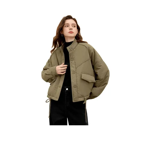 TOUCH Пуховая куртка Женская Оливково-зеленая