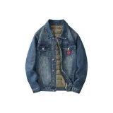 Винтажный синий (плотная флисовая подкладка)