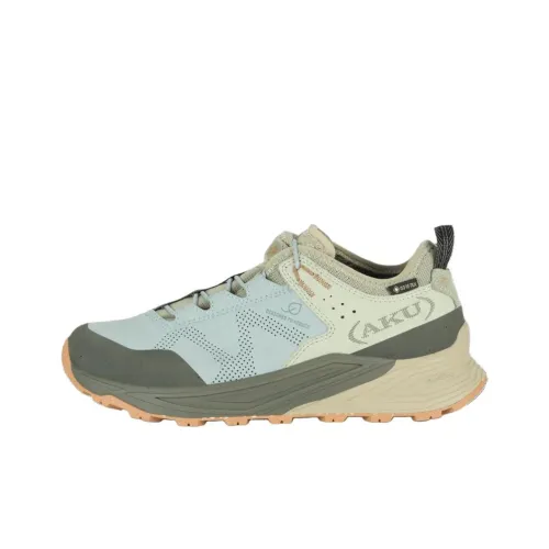 AKU Водонепроницаемая и Дышащая Альпинистская Обувь для Походов Женская Светло-Синяя