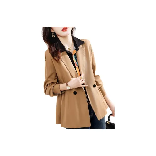 LADYXIEXIE Хаки с LD Бренд Наклеенный Женские Тренч