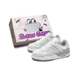 Белый Серый [Утолщенный и с флисовой подкладкой, термический]