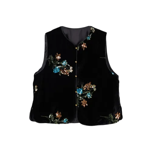 SIBAISHE Черные Женские Жилеты