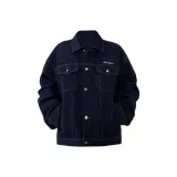 Темно-синий с белым принтом