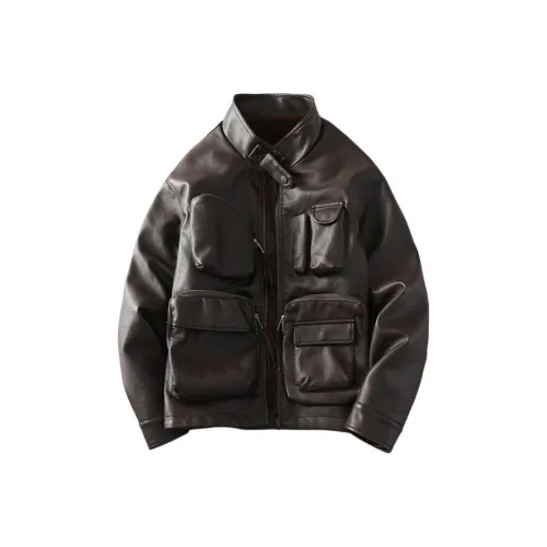 VERAF CA Унисекс Кожаные куртки