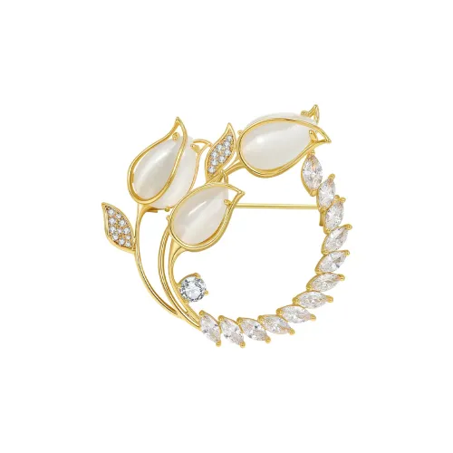 MCK Броши из меди и сплава женские