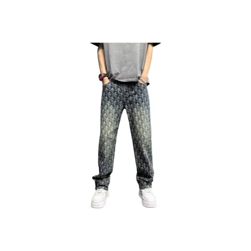 ZMHT Blue Unisex Jeans ZMHT Синий Унисекс Джинсы