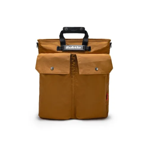 Тонкий нейлоновый рюкзак унисекс цвет древесный коричневый