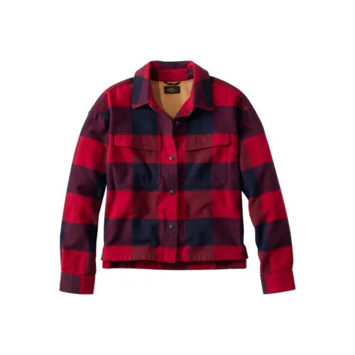 L.L.Bean Chamois Рубашка Jac Куртка Женская