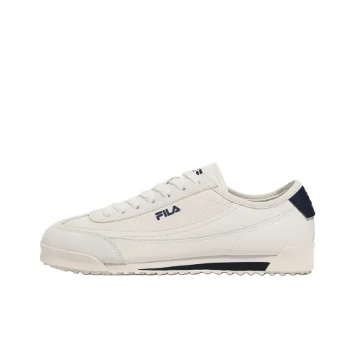 FILA Устойчивые к истиранию низкие кроссовки для скейтбординга унисекс белые и синие