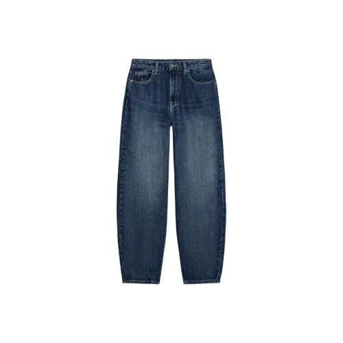 ZARA ZW Series Джинсы среднего синего цвета для женщин