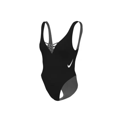 Nike One-Piece Купальник Женские Черный