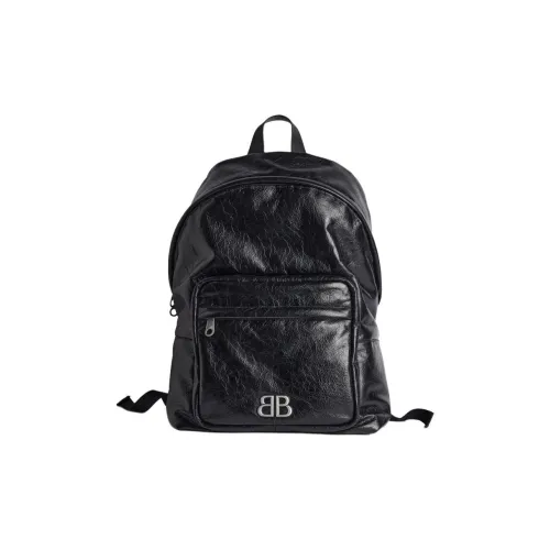 Balenciaga Рюкзак из коровьей кожи мужской черный