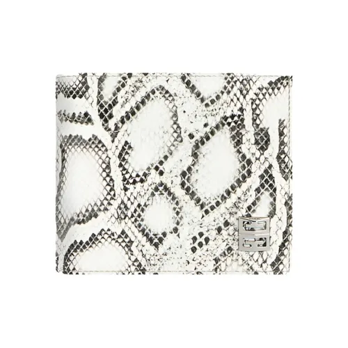 GIVENCHY Lambskin Wallet Mini Women's Black White GIVENCHY Кошелек из овечьей кожи Mini Женский Черный Белый