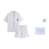 Фиолетовый одуванчик, короткий, клетчатый, коробка