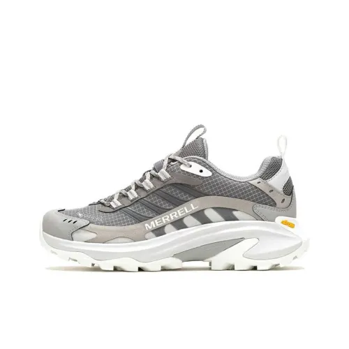 MERRELL Moab Шокабсорберы Противоскользящие Устойчивые к истиранию Низкий Топ Уличная Обувь Женская Серый Белый