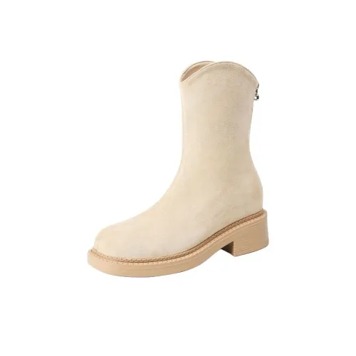 Zubumei Женские ботильоны Абрикос