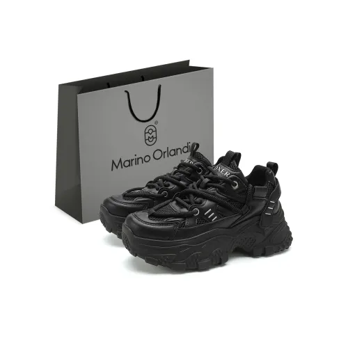 MARINO ORLANDI Низкий топ толстая подошва кроссовки женские