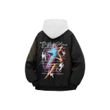 Чёрный [MY1099 Утолщённый хлопковый пуховик]